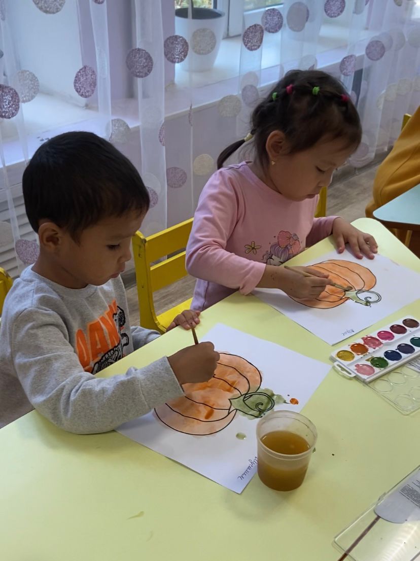 Тақырыбы:Асқабақтың суретін салу.