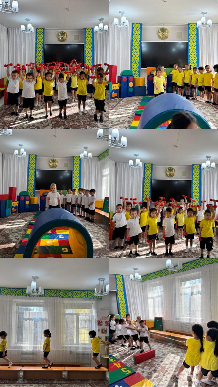 Дене тәрбиесі.Тақырыбы:«Қимыл арқылы шынығамыз»